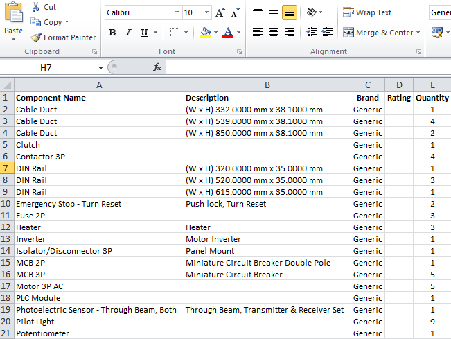 Export to Excel