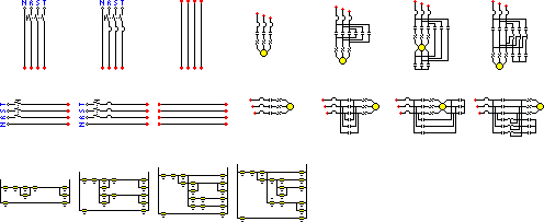 List of prefab circuits.